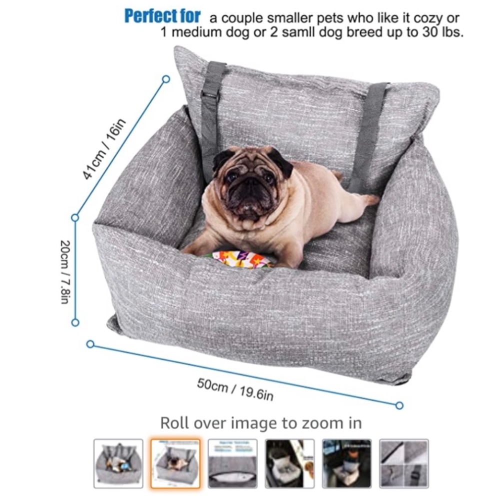 SOLD - Deluxe dog car seat